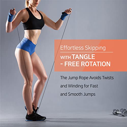 Skipping Rope for Men and Women - Speed Exercise Jump Rope for Fitness Training Workout for All Ages and Gender - Lightwei...