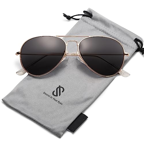 SOJOS Classic Aviator Polarized Sunglasses for Men Women Vintage Retro Style