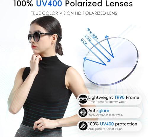 GetD 2026 New AI Glasses for Men & Women, Smart Sunglasses Powered by ChatGPT with 145-Language Translation, Bluetooth 5.4...