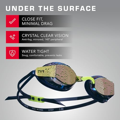 TYR Blackops Swimming Goggles