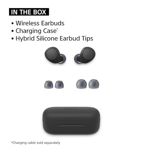 Sony WF-C510 Truly Wireless in-Ear Bluetooth Earbud Headphones with up to 22-Hour Battery, Multipoint-Connection, Mic and ...