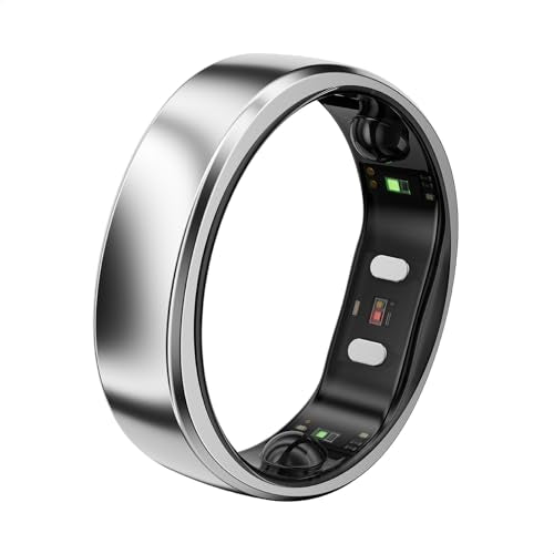 RingConn Gen 2 Air, Ultra-Thin AI Smart Ring, 10-Day Battery Life, Fitness/Sleep/Stress/HR Tracker for Women&Men, No App F...