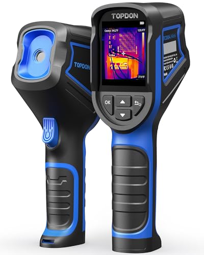 TOPDON TC004 Mini Thermal Imaging Camera, 240 x 240 TISR Resolution, 15-Hour Battery Life, 128 x 128 IR Resolution, 25Hz H...