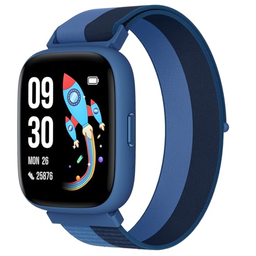BIGGERFIVE Smart Watch for Kids, 1.8" Fitness Tracker Watch Pedometer, Heart Rate, IP68 Waterproof, Sleep Monitor, Calorie...