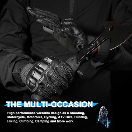 WTACTFUL Tactical Gloves for Men - Touch Screen - Airsoft Motorcycle Outdoor Costume