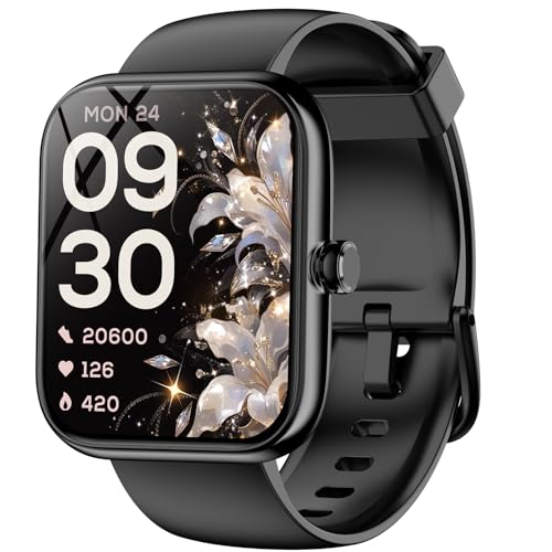 Smart Watches, 1.83" Large HD Touchscreen, Bluetooth Calls/Notifications, IP68 Waterproof, 120+ Sports Modes, 24/7 Heart R...