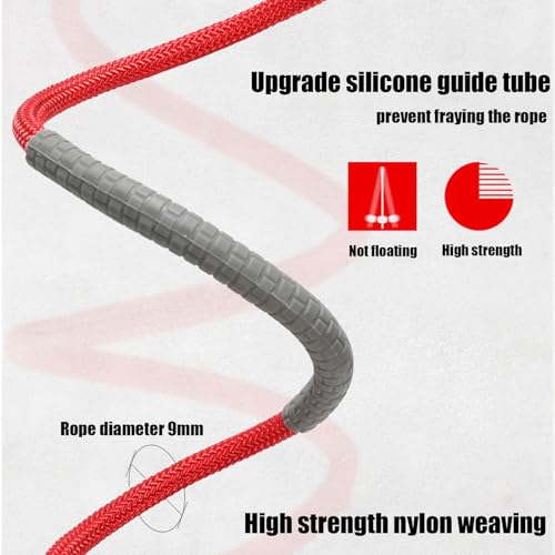 16 FT Long Jump Rope for Kids Adults,Double Dutch Jump Rope,Adjustable Skipping Ropes with High-strength Nylon Braided Rop...