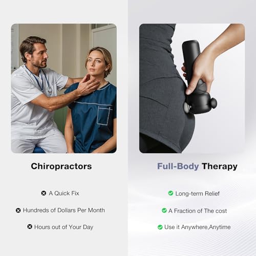 HYAKO SE Muscle Therapy Massage Gun - Deep Tissue Vibration Massager, Non-Invasive Design for Full-Body Care, Pain Relief ...
