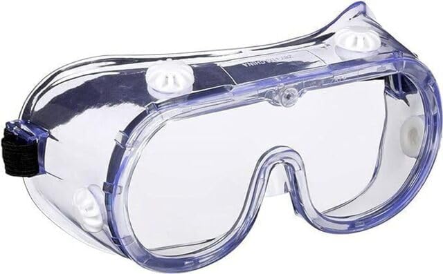 keebomed Chemical Splash/Impact Safety Goggle, Soft, Adjustable 1 -Pack