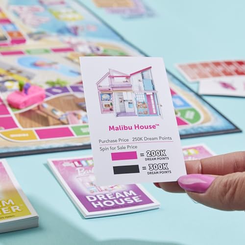 Hasbro Games The Game of Life: Barbie Edition Board Game | Ages 8+ | 2 to 4 Players | Fun Family Games for Kids and Adults...
