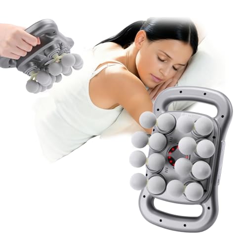 nektron 16-Head Massage Gun Set, Deep Tissue Percussion Massager with 9 Modes and 9 Adjustable Intensities,Quiet Muscle Ma...