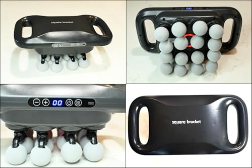 Square Bracket's [Latest 2026 & Certified Model] Professional Massage Gun, 16 Heads, 3 Modes, 30 Intensity Levels, 2000mAh...
