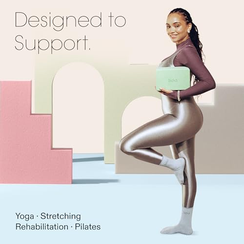 Bala Yoga Block for Working Out, Building Block - Soft Dense Foam Yoga Accessories for Stretching & Exercise - Yoga Equipm...