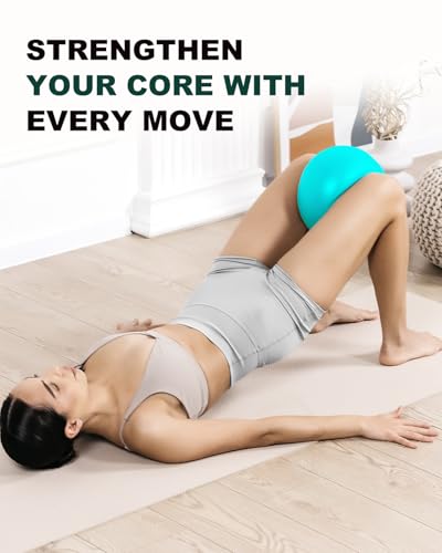 Trideer 9-inch Pilates Ball&Stretching Strap Yoga Strap