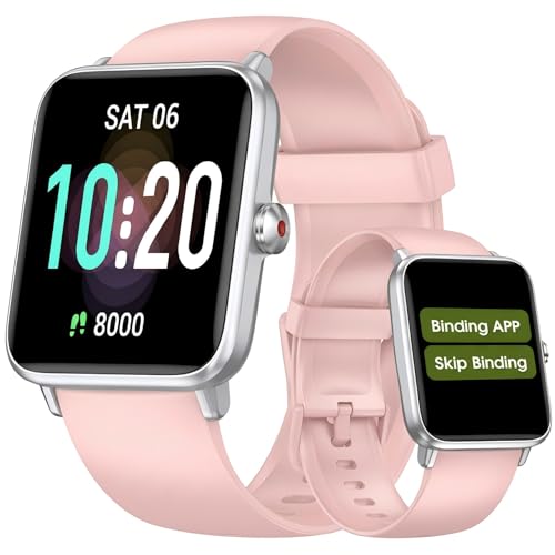 DAVIKO Pedometer Watch Senior Friendly No App/Phone Required,Waterproof Fitness Tracker Watch with Heart Rate Sleep Monito...