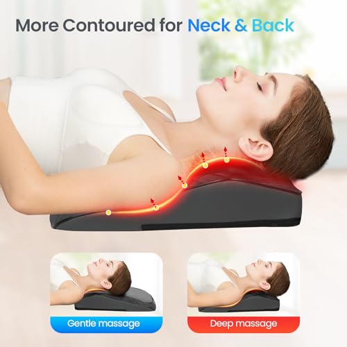 CuPiLo Back and Neck Massager, FSA Eligible HSA Store Massager for Pain Relief Deep Tissue, Heated Massage with Vibration,...