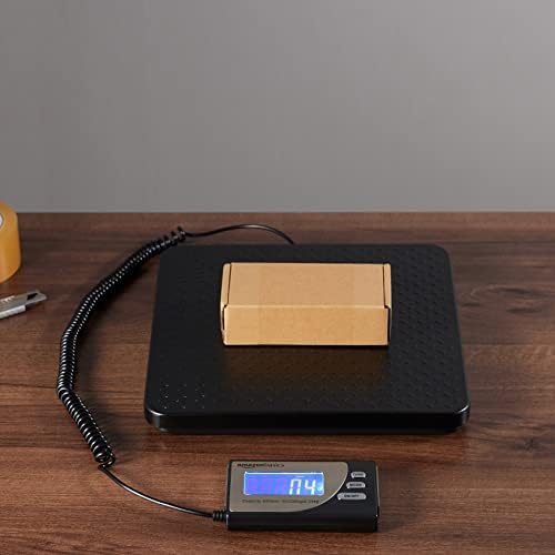 Amazon Basics Digital Postal Scale, Heavy Duty Weighing Platform for Packages, Shipping, 660 lb Capacity, 1 Ounce Readabil...