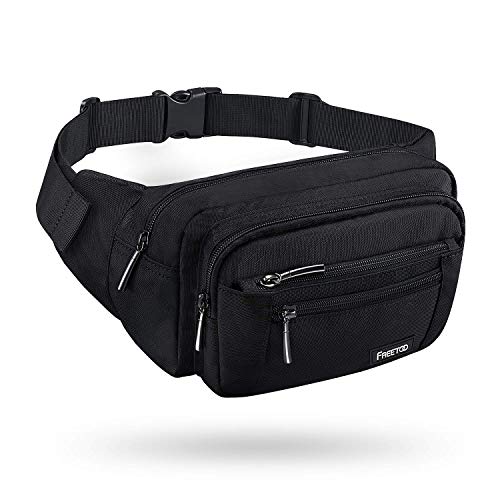FREETOO Waist Pack Bag Fanny Pack for Men&Women Hip Bum Bag with Adjustable Strap for Outdoors Workout Traveling Casual Ru...