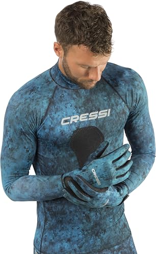 Cressi Camouflage Patterned Spearfishing Gloves Made of Elastic Neoprene- get The Hunter Equipment