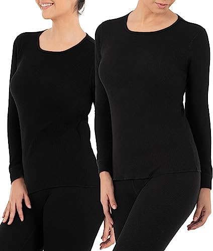 Fruit of The Loom Womens Micro Waffle Premium Thermal Underwear Tee Shirt