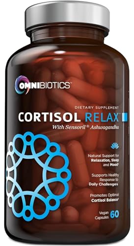OmniBiotics Cortisol Supplement for Women and Men - High Cortisol Manager with Ashwagandha, L-Theanine, Magnolia Extract, ...