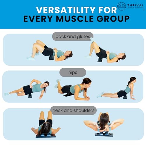 Thrival Wave - Fully Adjustable Psoas Muscle Release Tool for QL, Hip Flexor, Back, Hamstring, Glute, Iliacus, and Neck Pa...