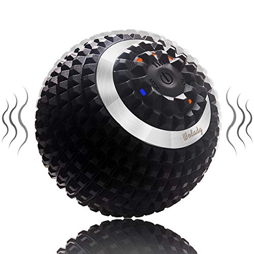 Wolady Vibrating Massage Ball 4-Speed High-Intensity Fitness Yoga Massage Roller, Relieving Muscle Tension Pain & Pressure...