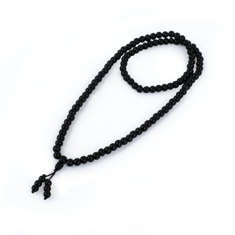 Astrotalk Stretchable Karungali Malai 8mm | Karungali Malai Original 108+1 Beads for Protection & Peace | Stretchable Jap Mala | Unisex Spiritual Mala | Gift for Man & Woman | Advanced Gift Box