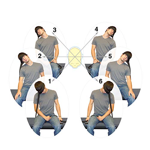 Authentic Pettibon System 6-Way Neck Stretch Strap for Neck Pain Relief for Stiff, Sore Neck