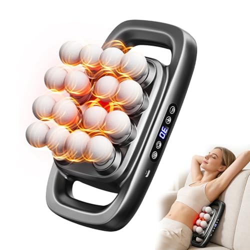 Jaxiuk Verniqo Massager, Husband 2.0 : Knot-Buster, 16 Head Massage Gun Set, 30 Intensity Levels & 3 Smart Modes, 50kg Dee...