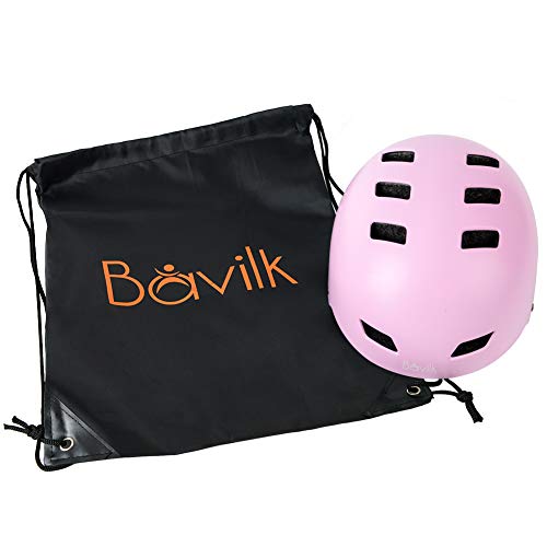 Bike Helmet 3 Sizes for Teenager Kids Youth Adults,Bavilk Skateboard Helmet Adjustable Multi-Sport Bicycle Cycling Scooter...