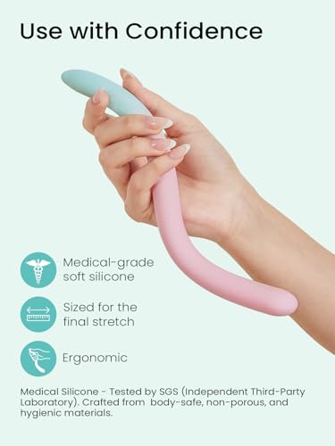 GROWNSY Perineal Massage Stick for Pregnancy Labor and Birth Prep, Pain Relief for Labor and Delivery, Pelvic Wand Tool, P...