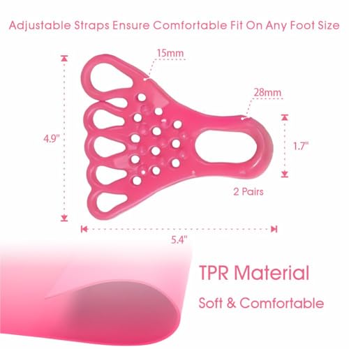 EDWERD Foot Fascia Stretcher Strap - Plantar Fasciitis Relief Band for Muscle Relaxation Foot Massage, 5.4" L x 4.9" W, 4 ...