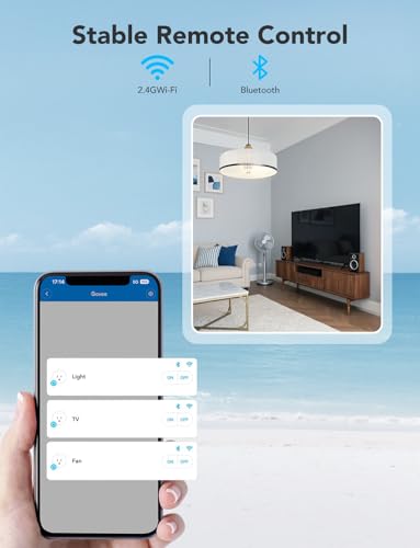Govee Smart Plug, WiFi Plugs Work with Alexa & Google Assistant, Smart Outlet with Timer & Group Controller, WiFi Outlet f...