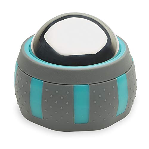 Gaiam Restore Rolling Massager (Cold Therapy), Ergonomic 360° Easy-Glide Muscle Roller for Full Body Relief, Travel-Friend...