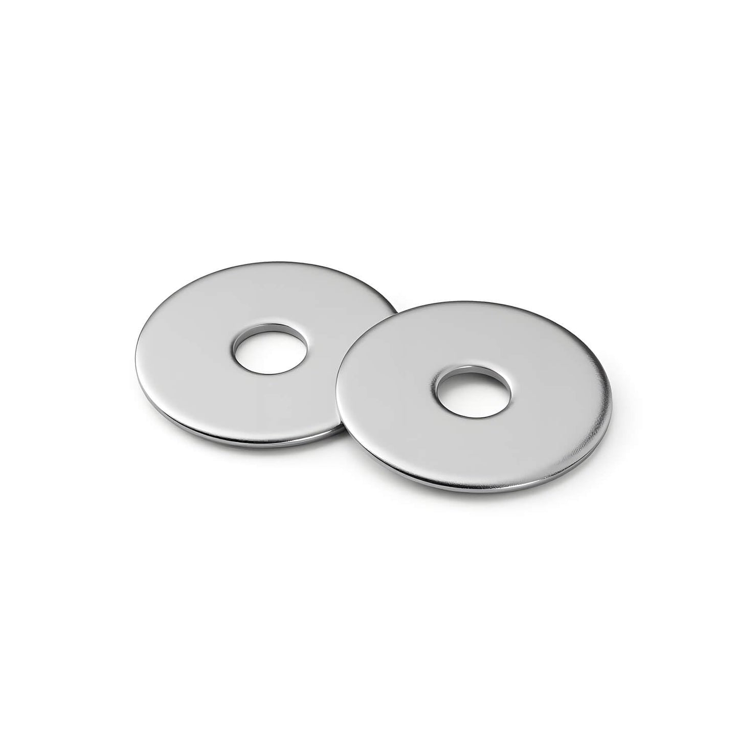 1/4 x 1'' (50 Pack) Stainless Steel Fender Washers, 1'' OD, (18-8) 304 Stainless Steel Metal Repair Washers for Screws and Bolts