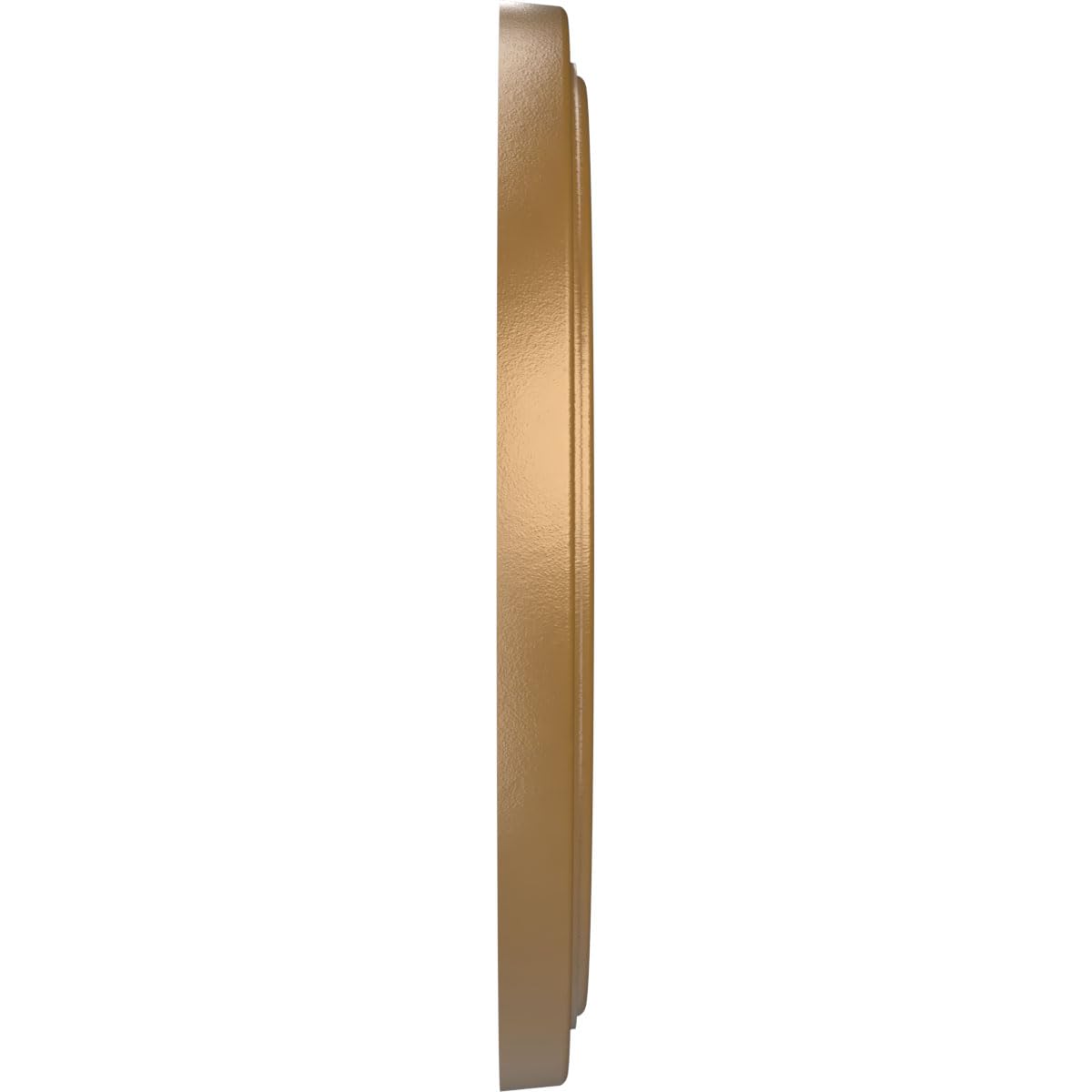 16Od X 3 1/2Id X 1 3/8P Traditional Thermoformed Pvc Ceiling Medallion (Fits Canopies Up To 9 1/2), Metallic Gold Rush