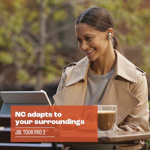 JBL Tour Pro 2 - True Wireless Noise Cancelling Earbuds with Smart Charging Case, 6-mic Perfect Calls with Voice Control, ...