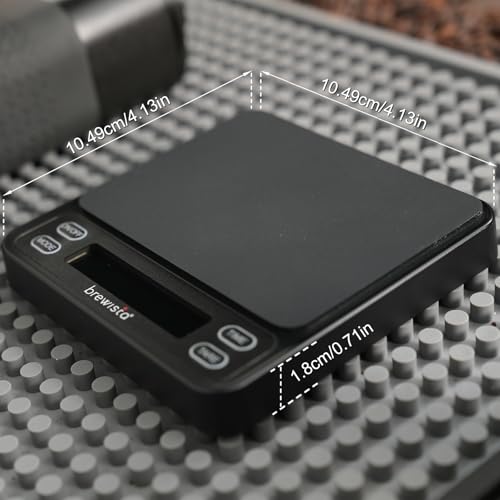 Brewista Smart Coffee Scale III with Timer, 2kg/0.1g High Precision Scale for Espresso and Pour-Over Coffee, Portable Mini...