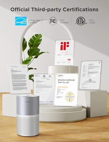 GoveeLife Air Purifiers for Home, Smart Air Purifier for Large Rooms with App & Alexa Control, Covers up to 1162ft², Air Q...