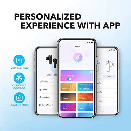 Soundcore by Anker P20i True Wireless Earbuds, 10mm Drivers with Big Bass, Bluetooth 5.3, 30H Long Playtime, Water-Resista...
