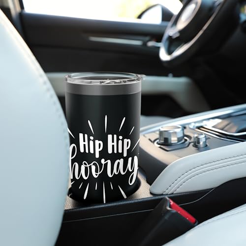 Hip Hip Hooray - Get Well Hip Replacement Surgery Recovery Stainless Steel Insulated Tumbler