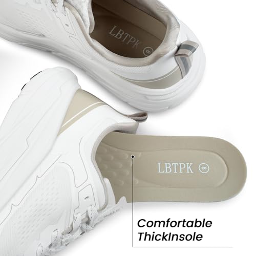 TDIDIS Men's Slip on Walking Sneakers - Lightweight Running Shoes - Cushioned Comfort for Gym, Training, Tennis, Workout -...