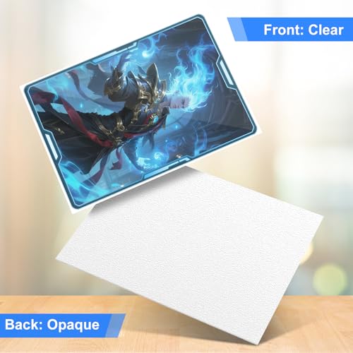 White Matte Card Sleeves for MTG, 300 Pieces Perfect Fit Standard Card Sleeves for Trading Card Sports Cards Baseball Card...