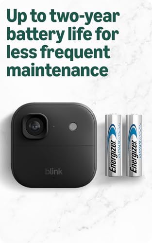 Blink Outdoor 2K+ (newest model) — Wireless smart security camera, 2K video resolution, enhanced audio, two-year battery. ...
