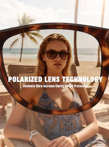 MEETSUN Polarized Sunglasses for Women Men Classic Retro Trendy Driving Sun Glasses UV400 Protection (3 Pack)