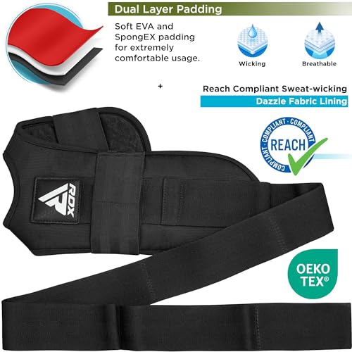 RDX Yoga Stretching Strap, Ankle Ligament Stretcher Belt with Loops Ligament Stretch Band, Fitness Leg Stretcher for Plant...