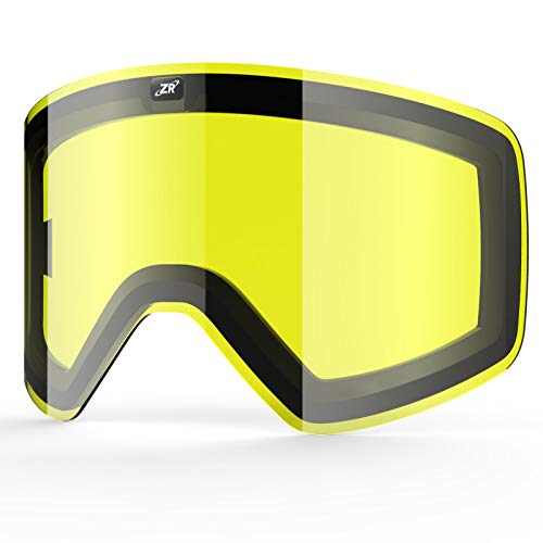 ZIONOR Ski Goggles Lens, X11 100% OTG Snow Goggles Detachable Lens for Men Women Adult