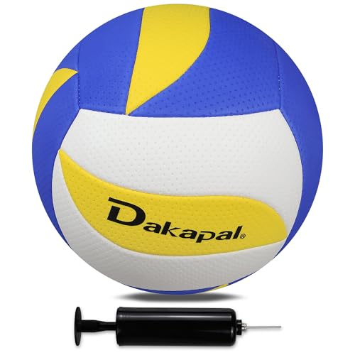 Dakapal Official Air Volleyball – Soft & Lightweight Volleyball for Recreation, Training, and Outdoor/Indoor Play – Offici...