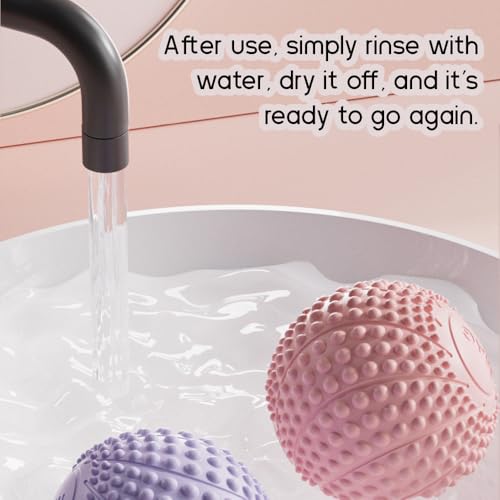 Magnetic Massage Ball - Deep Tissue Muscle Relief & Myofascial Release (Pink)